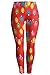 Pink Queen Women Colorful 3D Printed Full Length Leggings Tights Pants
