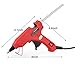 Mini Hot Melt Glue Gun Kit with 30pcs Glue Sticks,Holding Stand and Scald-Proof Rubber Nozzle 20 Watts, Red