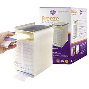 Milkies Freeze Organizer for Breast Milk Storage Bags, Simple Container Storing System for Freezing BreastMilk to Feed…