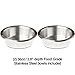 PetFusion Bamboo Elevated Dog Bowls; Cat Bowl | Raised Feeders w/Water Resistant Seal (Short 4
