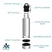 Joe Cooler Stainless Steel Beer Bottle Insulator - 2 Pack - with Opener - Keeps Beer Colder - Universal - Fits Most 12 oz Beer, Cider, Soda Bottles - BPA free Neoprene sleeve