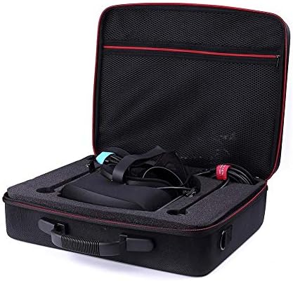 Longshow for Oculus Rift CV1 Glasses Storage Bag VR Storage Bag EVA Bag Shockproof Storage Bag Carrying Case Hard EVA Case for Oculus Rift CV1 Glasses Storage Bag VR Headset Storage Protective Bag