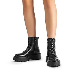 DREAM PAIRS Women's Lace up Combat Ankle Boots