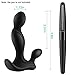7 Speed Silicone Waterproof Anal Plug Prostate Vibrator, Powerful Butt Vibrator Anal Sex Toy-Black