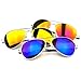 zeroUV - Premium Full Mirrored Aviator Sunglasses w/Flash Mirror Lens