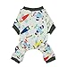 Fitwarm® Adorable Soft Planes Dog Pajamas for Pet Cat Dog Pjs Clothes, Medium