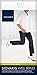 Sigvaris 186CC99 Casual Cotton 15-20mmHg Closed Toe Men's Knee High Sock Size: C (11.5-14), Color: Black 99