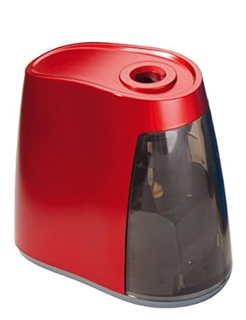 Dahle Sacapuntas eléctrico lápices hasta mm funciona a pilas color rojo