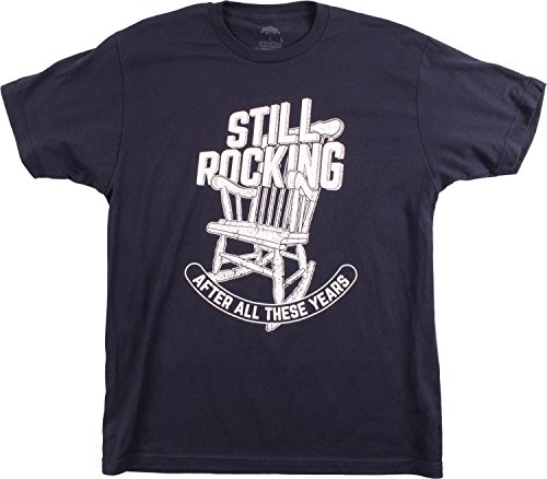 Still Rocking after All these Years | Funny Elderly Old Grandpa Dad Joke T-shirt-(Adult,XL)