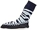 Mocc Ons (12-18 Months, Blue Zebra Stripe)