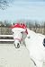 HORZE Festive Christmas Santa Horse Cap