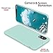 SURPHY Designed for iPhone Xs Case and for iPhone X Case with Microfiber Lining, Thickened Liquid Silicone Phone Case for iPhone X XS 5.8 inches, Mint Green