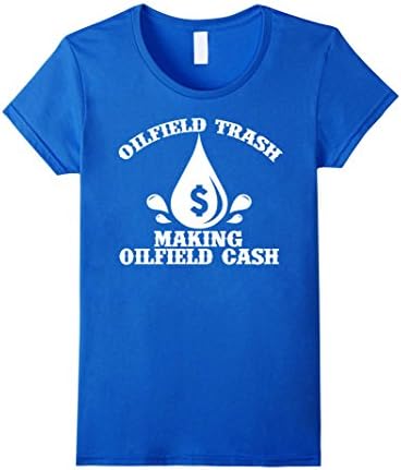 Women's Roughneck Art T-Shirt - Oilfield Cash XL Royal Blue