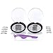 Magnetic lashes 3 Magnets Natural Full Eye Dual Magnetic Eyelashes Ultra Thin Magnet Lashes 3D fake lashes with Eyelash Applicator(2 Pairs)
