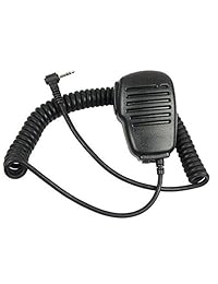 caroo Handheld Micrófono Altavoz remoto micrófono para 1 pin Motorola T8500 9500 EM1000 Walkie Talkie Radio de 2 Vías