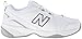 New Balance Women's WX608v4 Training Shoe, White/Navy, 8 B US