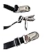 Generic 1 Pair Mens Adjustable Invisible Shirt Stay Shirt Garter Belt Accessories (Black and Wihte Style B)
