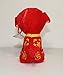 Lucore 5 Inch Lucky Flower Chinese Puppy Plush Stuffed Animal Toy Decoration - 2018 Lunar New Year Hanging Dog Lucky Charm Ornament