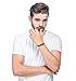 Jstyle Braided Leather Bracelets for Men Bangle Bracelets Magnetic Clasp Wristband 8.5 Inch 2 pcs