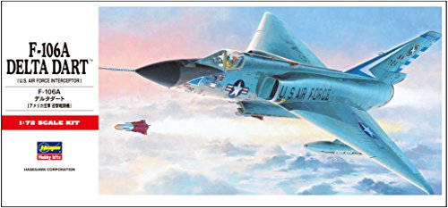 F-106A Delta Dart US Air Force Interceptor 1/72 Hasegawa