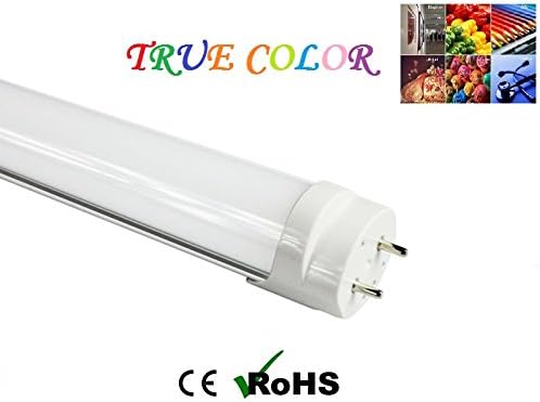 Fulight Ballast-Bypass & Full-Spectrum ¤ LED Tube Light - T8 4FT 48" 18W (32W Equivalent), Soft White 3000K, F32T8, F34T12/WW, Double-End Powered, Frosted Cover, 110/120V - 95CRI
