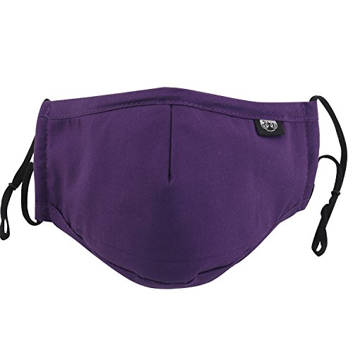GUOER Mask Can Be Washed Reusable Mask One Size Multiple Colors (Purple)