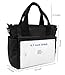 ROYALFAIR Small Diaper Bag Tote Bag for Toddler Mommy Messenger Tote Diaper Bags Purse with Stroller Hook (Black)