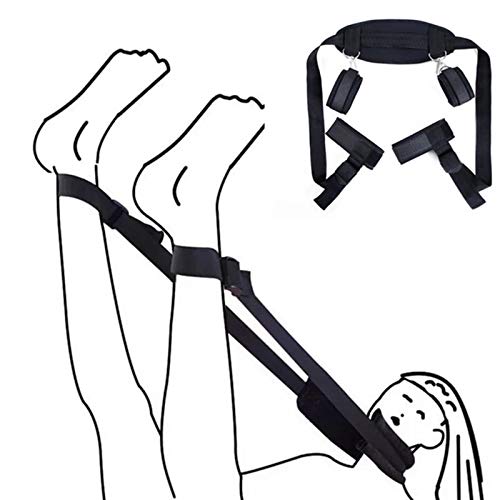 BONDAGE-BSDM-Cinghia-Aiuto-di-Sonno-Ultra-Larga-Pad-Ultra-Morbido-Cuscino-Polsini-Regolabili-in-Lunghezza