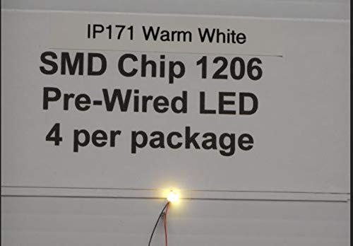 Iron Penguin IP171 4 Warm White 3v SMD 1206 Chips