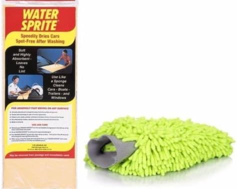SM Arnold Chamois Water Sprite Drying w/ Chenille Scratch-Free mitt