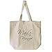 ELEGANTPARK Bridesmaid Gifts Bag Maid of Honor Gift Bag Cotton Bridesmaid Tote Bag Wedding Party Bachelorette Gifts