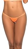 Espiral Women's Basic Y-Back Thong Wet Orange Medium/Large