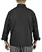 Black Lightweight Long Sleeve Chef Coat