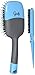 Goody Straight Talk Paddle Brush and Teasing Comb Kit, 2 Count