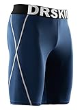 DRSKIN Compression Cool Dry Sports Tights Pants Shorts Baselayer Running Leggings Rashguard Men Women (M, DN034)