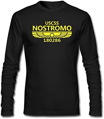 SCIENCE FICTION T Horror Movie USCSS Nostromo Mans Long Sleeves Shirts Tshirt