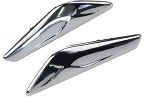 2Pcs Front Fender Chrome Trim Finisher (Right and Left) Fits for BMW X3 F25 X4 F26 2013-2017 Replace 51117338570 51117338569