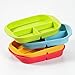 Kinderville® Divided Plate - 100% SILICONE Divided Plate for Kids, Children, Babies, Toddlers, BPA Free, DIVIDED PLATE (Dishwasher Safe)