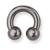 1pc Solid Titanium Circ BB 4G (5.2mm) 1/2" (13mm) Dia Int Thrd Solid Titaniu