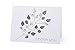 Luxye Thank You Greeting Cards Bulk 36 Assorted Thick Cards & Envelopes - 6 Flower Floral Designs - Baby & Bridal Showers, Weddings, Anniversaries, Business & More - (Multi Floral)