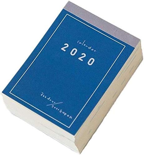 AGWa Calendars Desktop Calendars Wall Calendars 2020 Mini Desktop Paper Calendar Dual Daily Scheduler Table Planner Yearly Agenda Organizer 366 Days to Do List Planner Book Calendars Desk Calendars,B