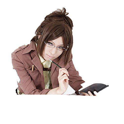 Attack on Titan Hanji Zoe cosplay costume wig