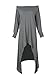 Xuan2Xuan3 Womens Long Sleeve Oversized Top Tunic Shirt Loose Casual Dress,Dark Gray,X-Large