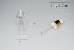 Hustar Small Dropper Bottle, 10pcs 5ml Mini Sample