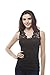 V Neck Sleeveless top with lace Insert on Sleeves