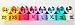 discount sizing Colored Hanger Sizer Garment Markers (Sizes: XXS-3XL) Color Coded Size Clips - 50 Pieces/Size - 400 Pieces Total