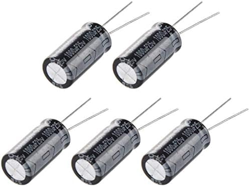 Zyme 1000uF 25V Radial Lead Electrolytic Capacitors (PACK OF 10