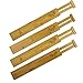 ROMJO Bamboo Drawer Organizers, Kitchen Drawer Dividers, Adjustable 17 to 21.75 inches, for Kitchen Utensil Holder, Set of 4, Brown