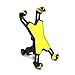 MaxMiles Bike Phone Holder Universal Adjustable Rotating Bicycle iPhone Mount Smartphone Handlebar Cell Phone Holder for iPhone 7 6s 6 5s 5c 5, Samsung and Other Accessories (Yellow)