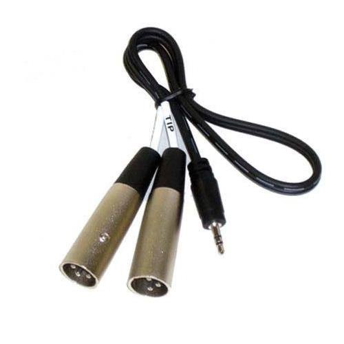 Azden MX-2 Stereo Mini-to-Twin XLR Cable